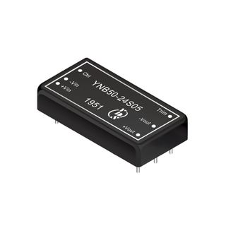 50瓦 1.6KV隔離電壓 4:1寬輸入 DIP 直流對直流電源轉換器